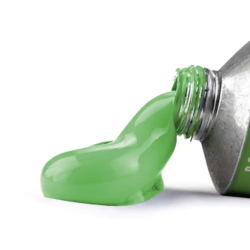 Pintura gouache/tempera liderpapel tubo de aluminio de 60 ml color verde permanente