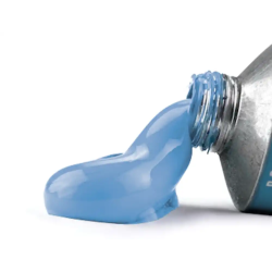 Pintura gouache/tempera liderpapel tubo de aluminio de 60 ml color azul cian