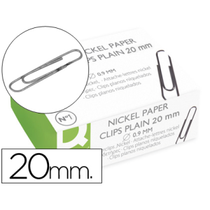 Clips niquelados q-connect...