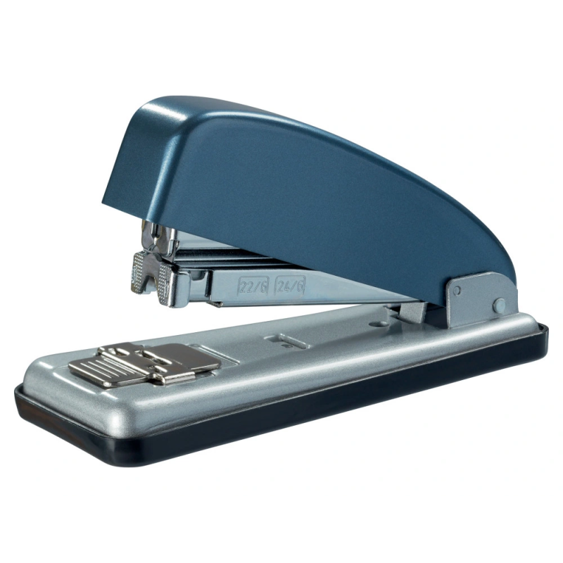Grapadora petrus 226 azul/plata duet capacidad 30 hojas