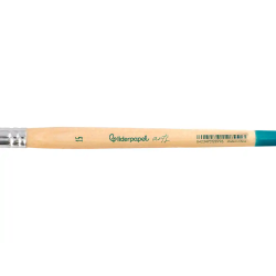Pincel para pintura acrilica y acuarela liderpapel n 15 punta redonda de pelo sintetico certificado fsc
