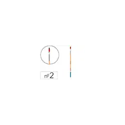 Pincel para pintura acrilica y acuarela liderpapel n 2 punta filbert / lengua gato de pelo sintetico certificado