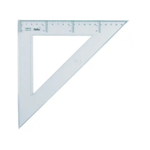 Escuadra transparente 30 cm