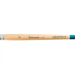 Pincel para pintura acrilica y acuarela liderpapel n 11 punta filbert / lengua gato de pelo sintetico certificado