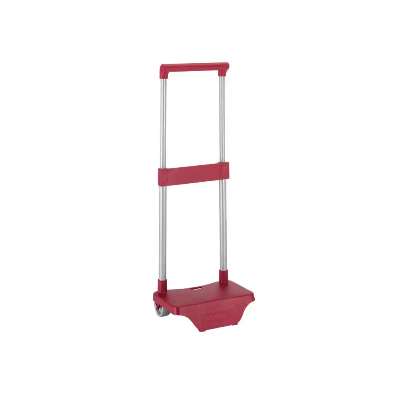 Carro portamochilas pequeño granate 220x170x400 mm