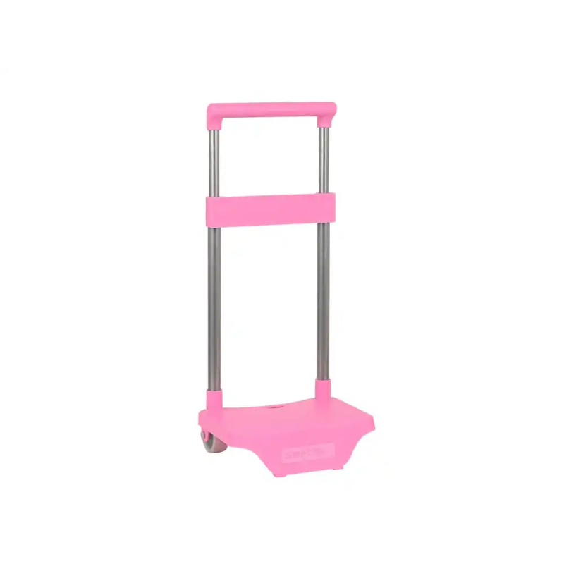 Carro portamochilas pequeño rosa claro 220x170x400 mm