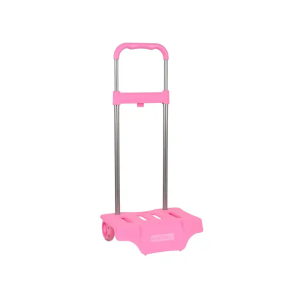 Carro portamochilas rosa...