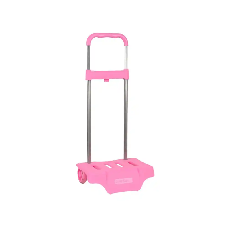 Carro portamochilas rosa claro 300x230x525 mm