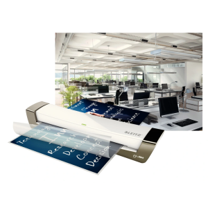 Plastificadora leitz ilam office din a3 con 2 rodillos hasta 125 mc color plata
