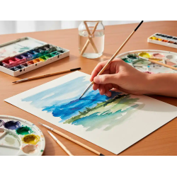 Pincel para pintura al oleo y acrilica liderpapel n 00 punta plana de pelo de cerda certificado fsc