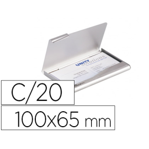 Tarjetero durable aluminio...