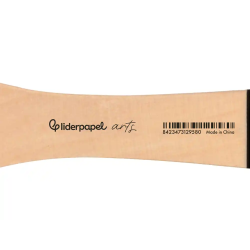 Brocha paletina plana liderpapel ancho 41 mm de pelo de cerda certificado fsc