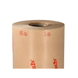 Papel de regalo kraft verjurado carlin bobina grande ancho 70 cm peso 10 kg
