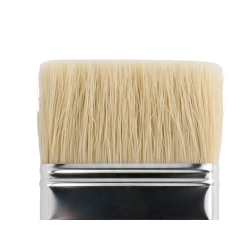 Brocha paletina plana liderpapel ancho 65 mm de pelo de cerda certificado fsc