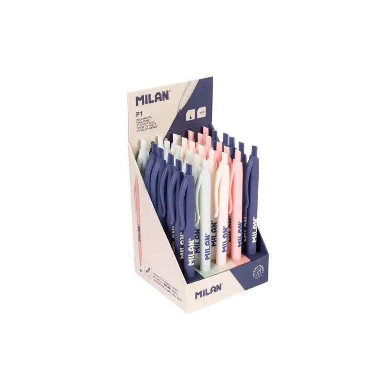 Boligrafo milan p1 coleccion 430 1mm tinta azul