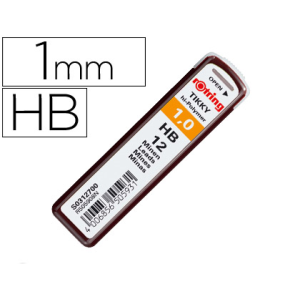 Minas rotring grafito 1 mm...