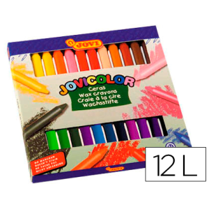 Lapices cera jovicolor caja...