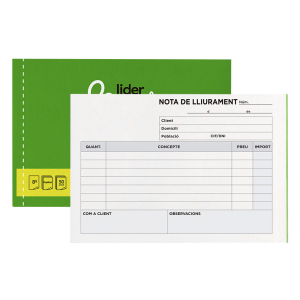 Talonario liderpapel...