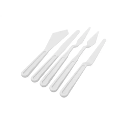 Espatula para pintura liderpapel de plastico juego de 5 unidades tamaños surtidos