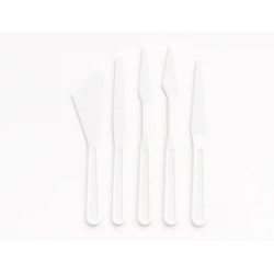 Espatula para pintura liderpapel de plastico juego de 5 unidades tamaños surtidos