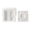 Cubo limpiador de pinceles liderpapel de plastico con asa transportable 13x13x9 cm