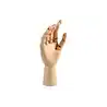 Maniqui mano liderpapel para pintura y dibujo articulado y flexible de madera 18 cm certificado fsc