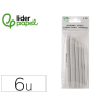 Difumino liderpapel bolsa de 6 unidades diametros surtidos 116 mm / 150 mm