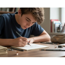 Lapices de grafito liderpapel caja 6 unidades durezas surtidas certificado fsc