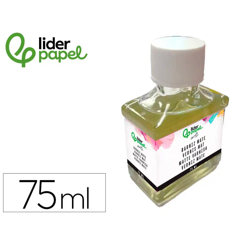 Barniz acabado mate liderpapel para pintura bote de 75 ml