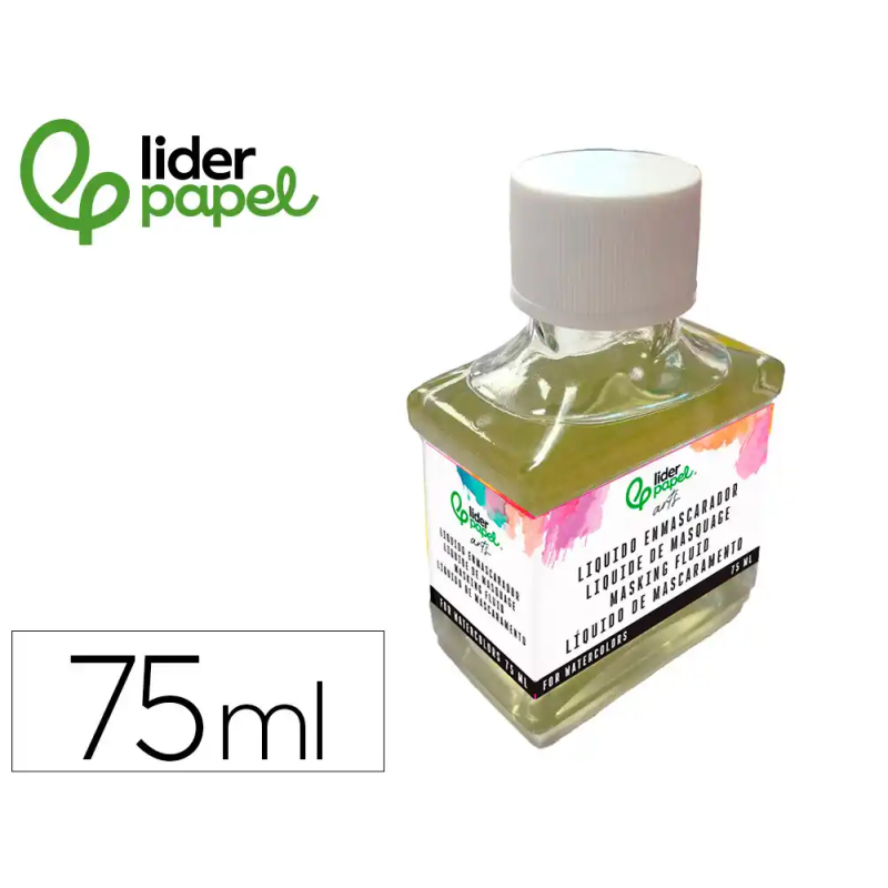 Liquido enmascarador para acuarela liderpapel bote de 75 ml