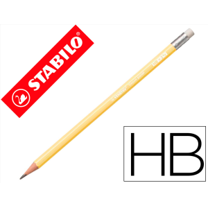 Lapices de grafito con goma...