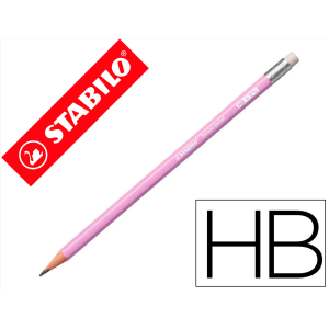 Lapices de grafito con goma...