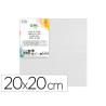 Panel de lienzo liderpapel 20x20 cm gramaje 280g/m2 certificado fsc
