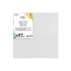 Panel de lienzo liderpapel 20x20 cm gramaje 280g/m2 certificado fsc