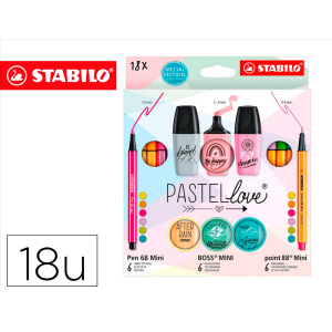Set stabilo pastel love...