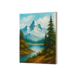 Bastidor 3d extragrueso liderpapel 6f grapado parte trasera algodon 100% 33x41 cm gramaje 380g/m2 certificado