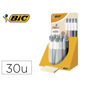 Boligrafo bic cuatro...