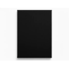 Bastidor negro liderpapel 4p lienzo grapado parte trasera algodon 100% 22x33 cm gramaje 320g/m2 certificado fsc