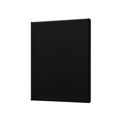 Bastidor negro liderpapel 12p lienzo grapado parte trasera algodon 100% 46x61 cm gramaje 320g/m2 certificado fsc