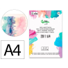 Bloc papel multitecnica liderpapel din a4 para acrilico oleo y gouache 20 hojas gramaje 260g/m2