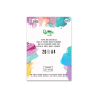 Bloc papel multitecnica liderpapel din a4 para acrilico oleo y gouache 20 hojas gramaje 260g/m2