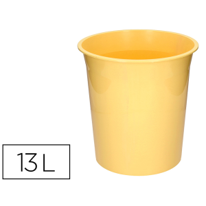 Papelera plastico q-connect...