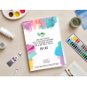 Bloc papel multitecnica liderpapel din a3 para acrilico oleo y gouache 20 hojas gramaje 260g/m2
