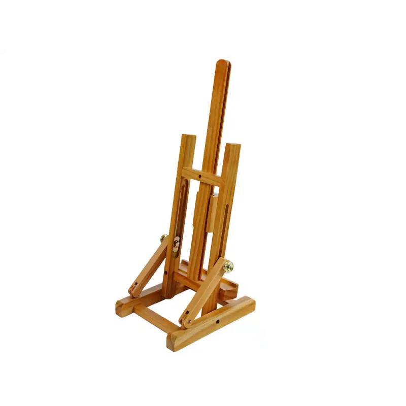 Caballete pintor de sobremesa liderpapel madera de pino barnizado 34x16x13 cm certificado fsc