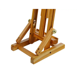 Caballete pintor de sobremesa liderpapel madera de pino barnizado 34x16x13 cm certificado fsc