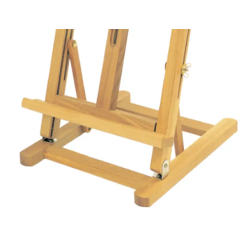 Caballete pintor de sobremesa liderpapel madera de pino barnizado 80x27,5x30 cm certificado fsc