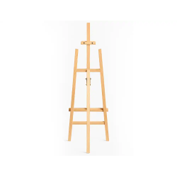Caballete de pie pintor liderpapel madera de pino barnizado 58,5x175x75 cm certificado fsc