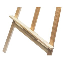 Caballete de pie pintor liderpapel madera de pino barnizado 58,5x175x75 cm certificado fsc
