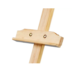 Caballete de pie pintor liderpapel madera de pino barnizado 58,5x175x75 cm certificado fsc
