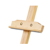 Caballete de pie pintor liderpapel madera de pino barnizado 58,5x175x75 cm certificado fsc
